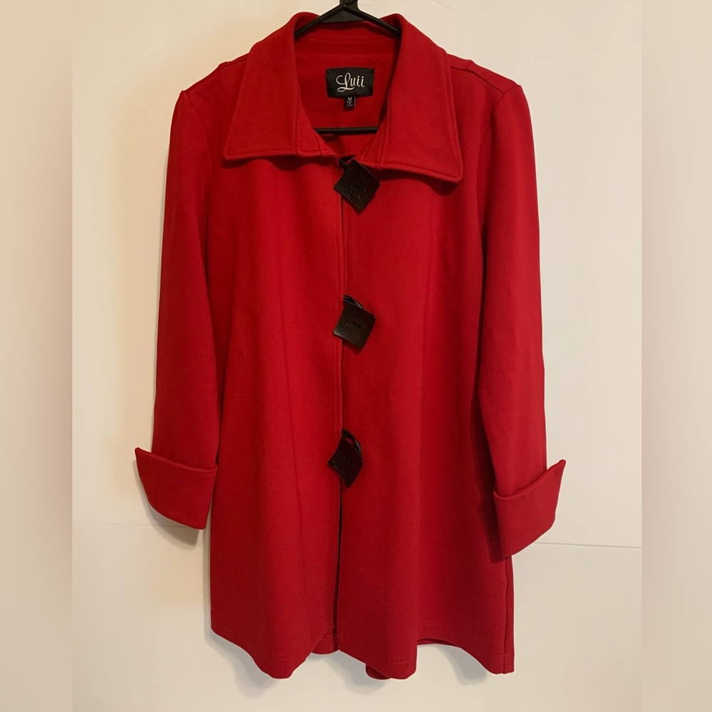 Beautiful red Luii jacket. Size M